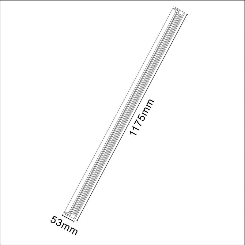Plafoniera con tubo led T5 T5-24W-ON