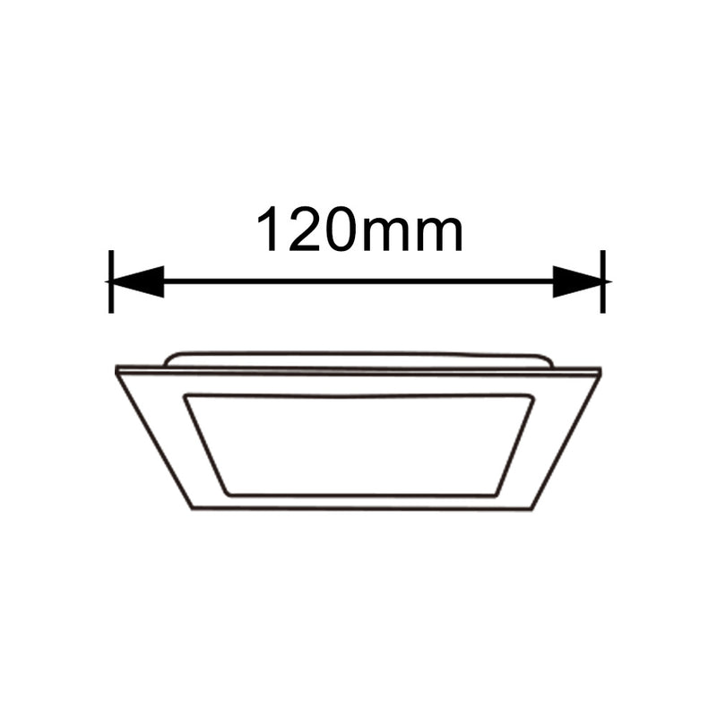 Pannello LED da incasso 6W P-105A-Q3C