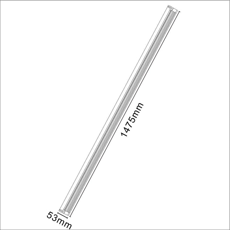 Plafoniera con tubo led T5
