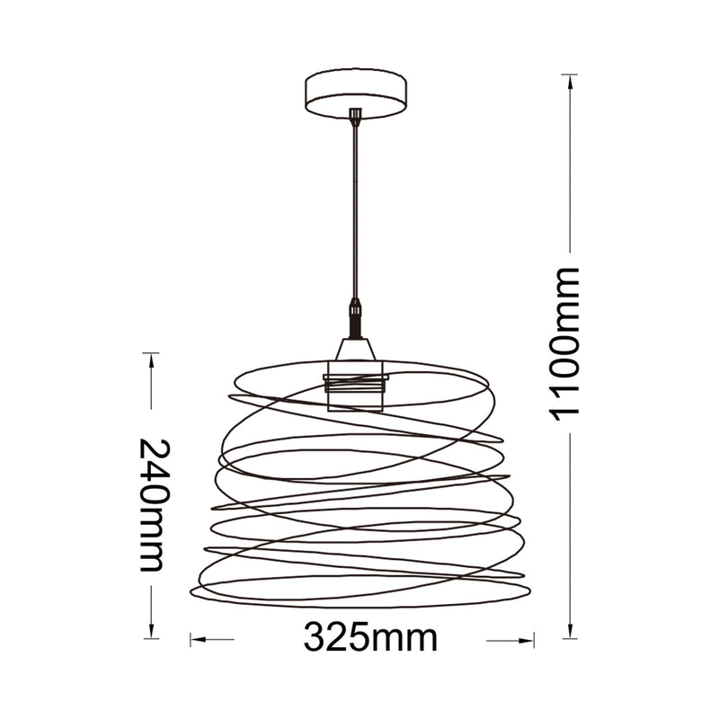 LAMPADARIO E27 A08-B