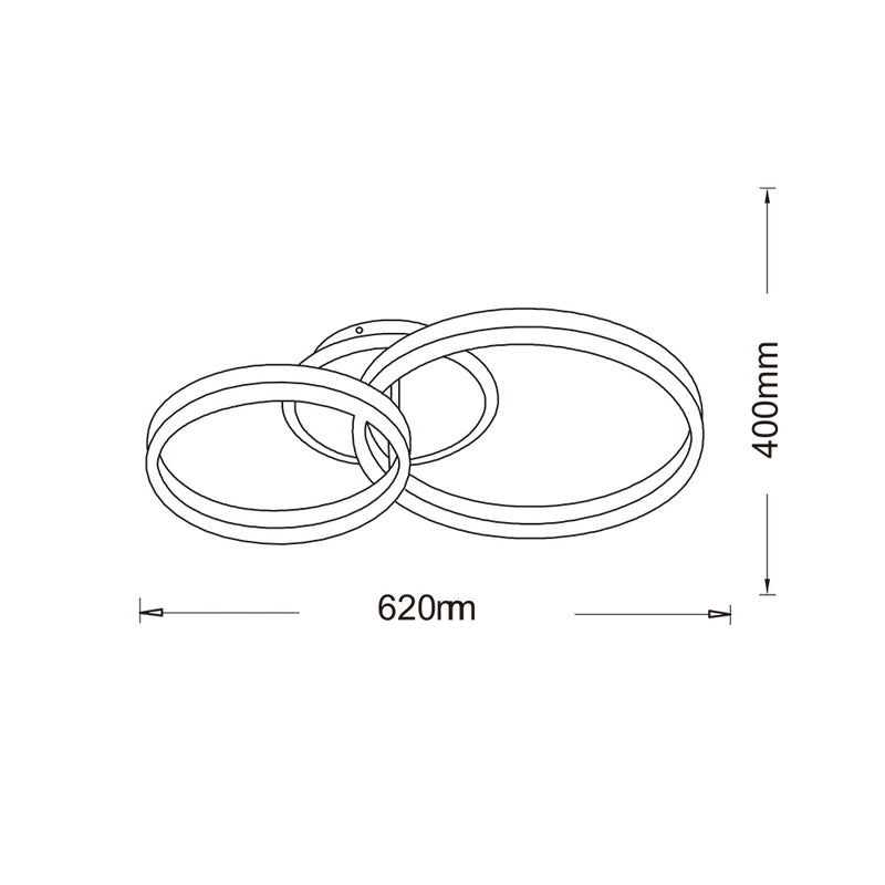 Plafoniera led C35-3C