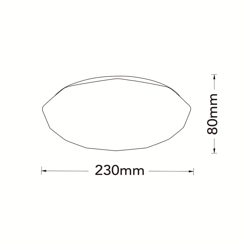 Plafoniera led C02-18-3C