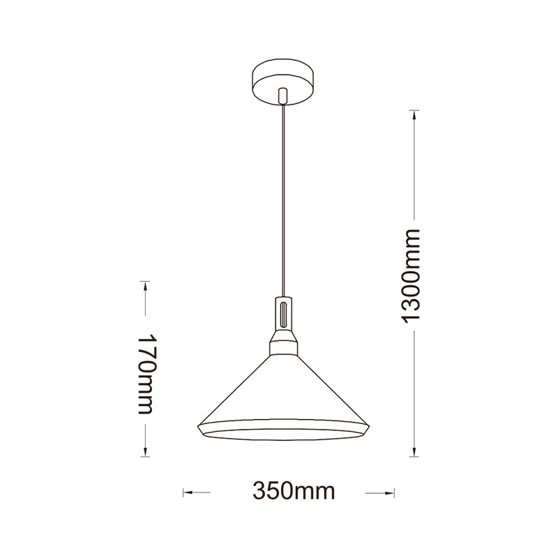 LAMPADARIO E27 A92-B