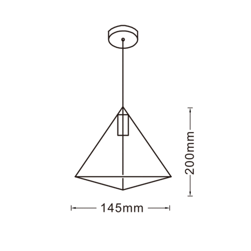 LAMPADARIO E27 A35-B