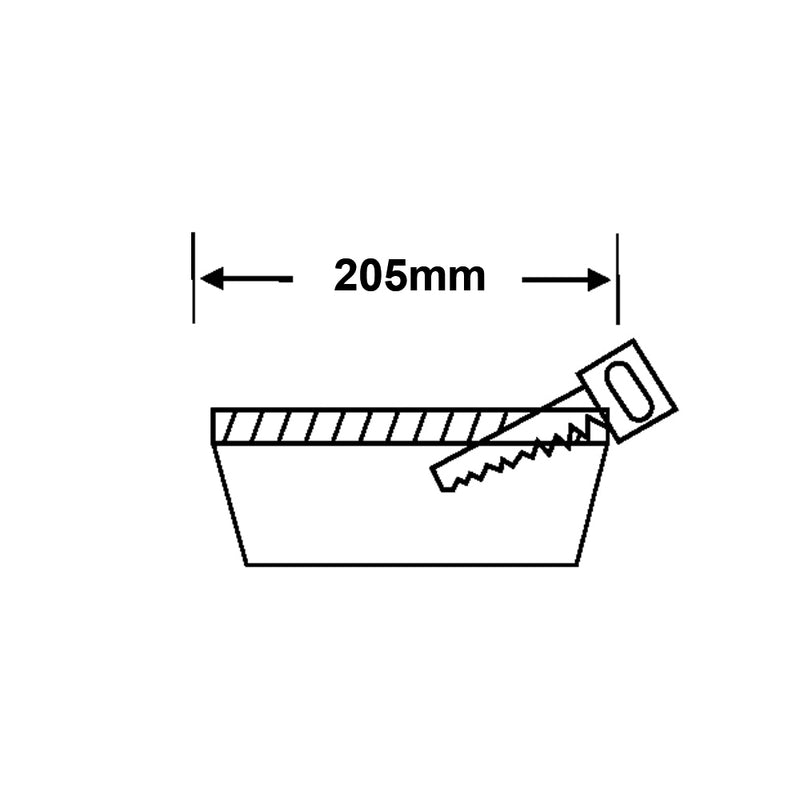 Pannello LED da incasso 18W P-205A-Q3C