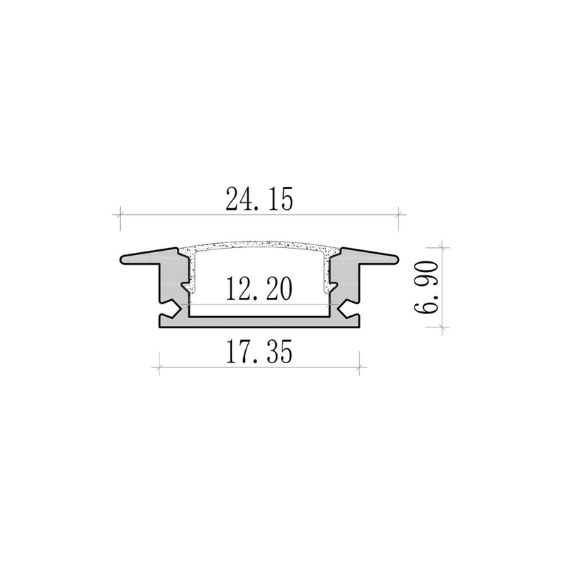 Profili per strisce led AL-02