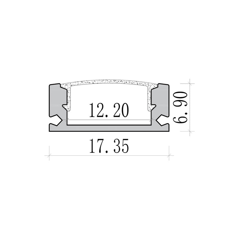 Profili per strisce led AL-03-T