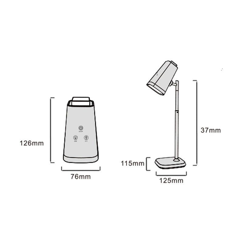 Lampada led da tavolo BL-1008-B