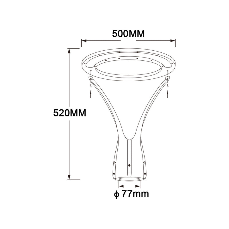 Lampada da giardino GD-100W-N