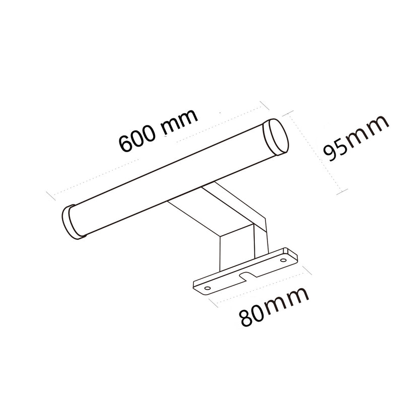 LAMPADA LED DA SPECCHIO 9W 600PC-AN