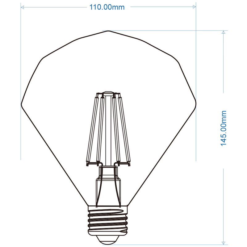 Lampadina LED E27 4W DM-OC