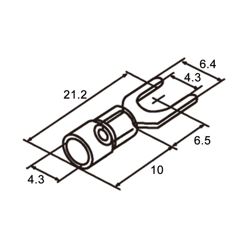 Capicorda preisolati SV1.25-4-R