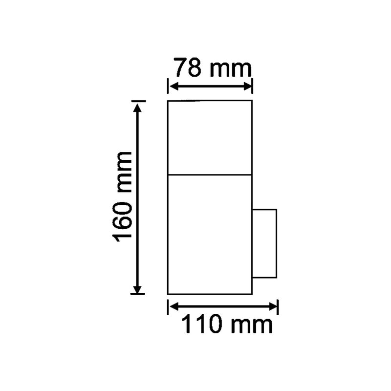 Applique da esterno E27 B160-B