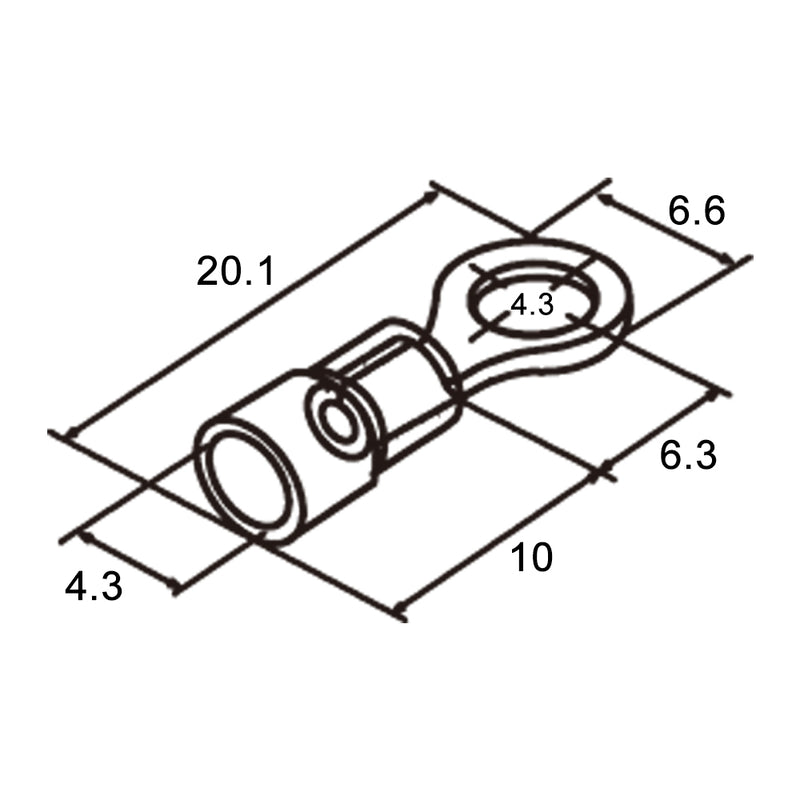 Capicorda preisolati RV1.25-4-G