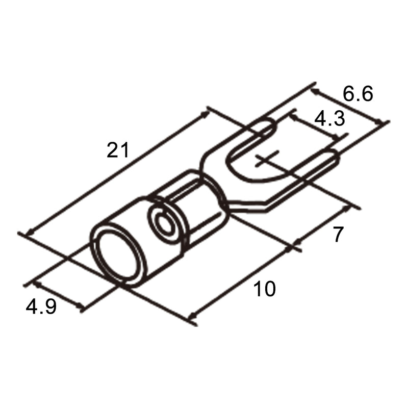 Capicorda preisolati SV5.5-4-R