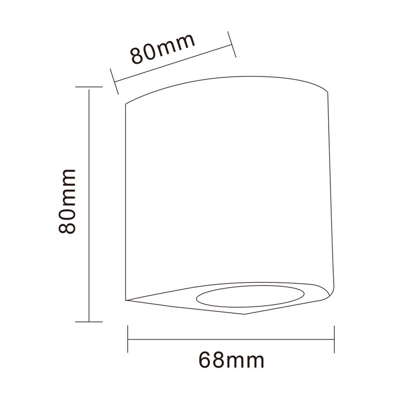 Applique da esterno GU10 ES53-G