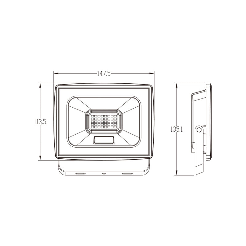 FARETTO LED EK02-30W-NC