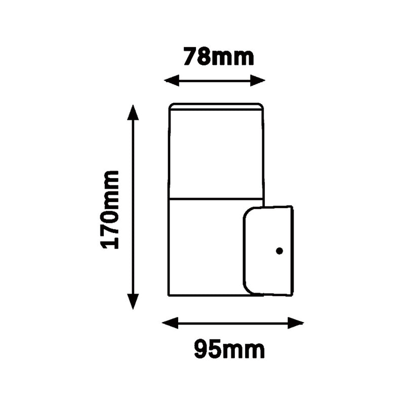 Applique da esterno E27 529WA-B170-G