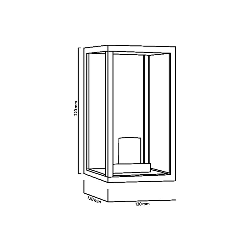 Applique da esterno E27 H220-B