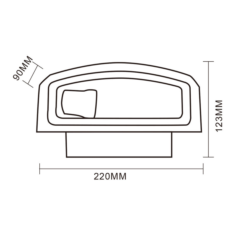 Applique da esterno E27 ES29-N