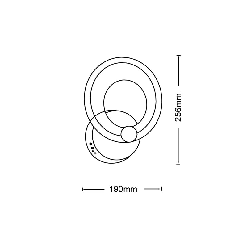 Applique led E27-3C
