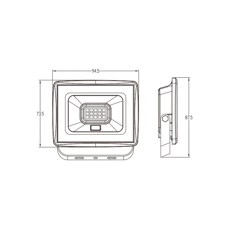 FARETTO LED EK02-10W-BN