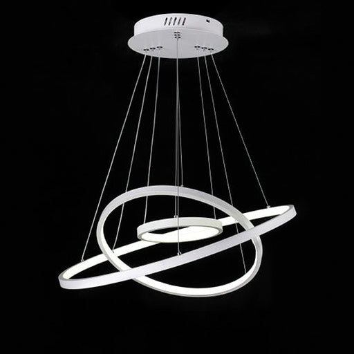 Lampadario a Sospensione Moderno a Forma di Anelli 