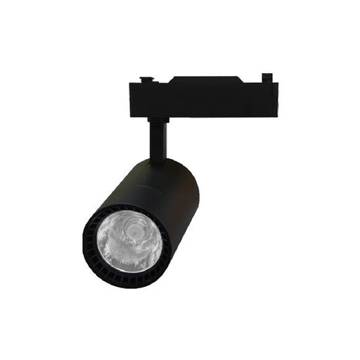Faretto Led Pista Nero Per Binario Trifase 30W