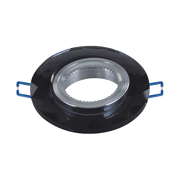 Portafaretto da Incasso Rotondo con Cornici in Critallo 60mm P19-GU10