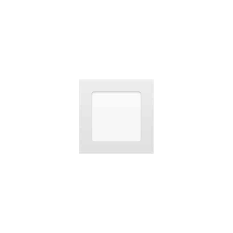 Faretto Led da Incasso 6W Quadrato Slim P-105A